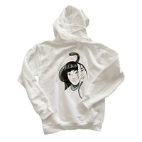 WHITE SNAKELADY HOODIE